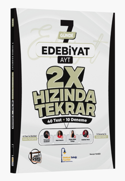 ESOKAĞI YKS AYT 2X HIZINDA TEKRAR EDEBİYAT - 2026